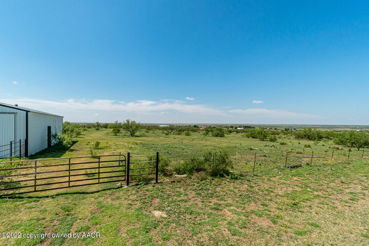 8780 County Line Road Fritch, TX 79036 - Photo 39 of 48 a view of a garden with an outdoor space
