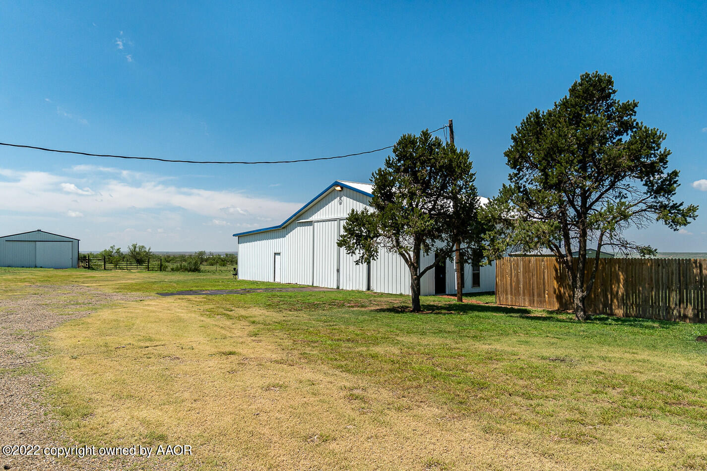 8780 County Line Road Fritch, TX 79036 - Photo 47 of 48 a view of a yard with an outdoor space