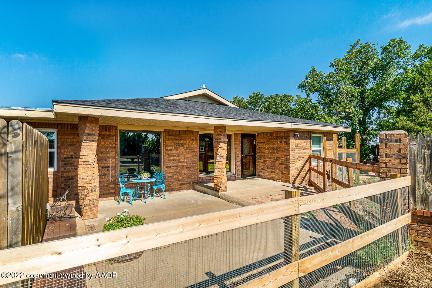 8780 County Line Road Fritch, TX 79036 - Photo 6 of 48 a view of a house with backyard and sitting area