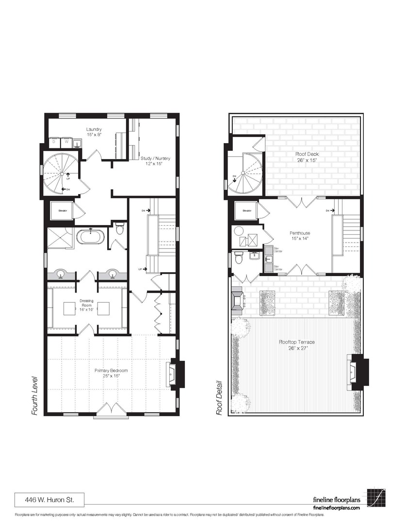 446 West Huron Street Chicago, IL 60654 - Photo 45 of 45 a picture of a room with a white wall and door