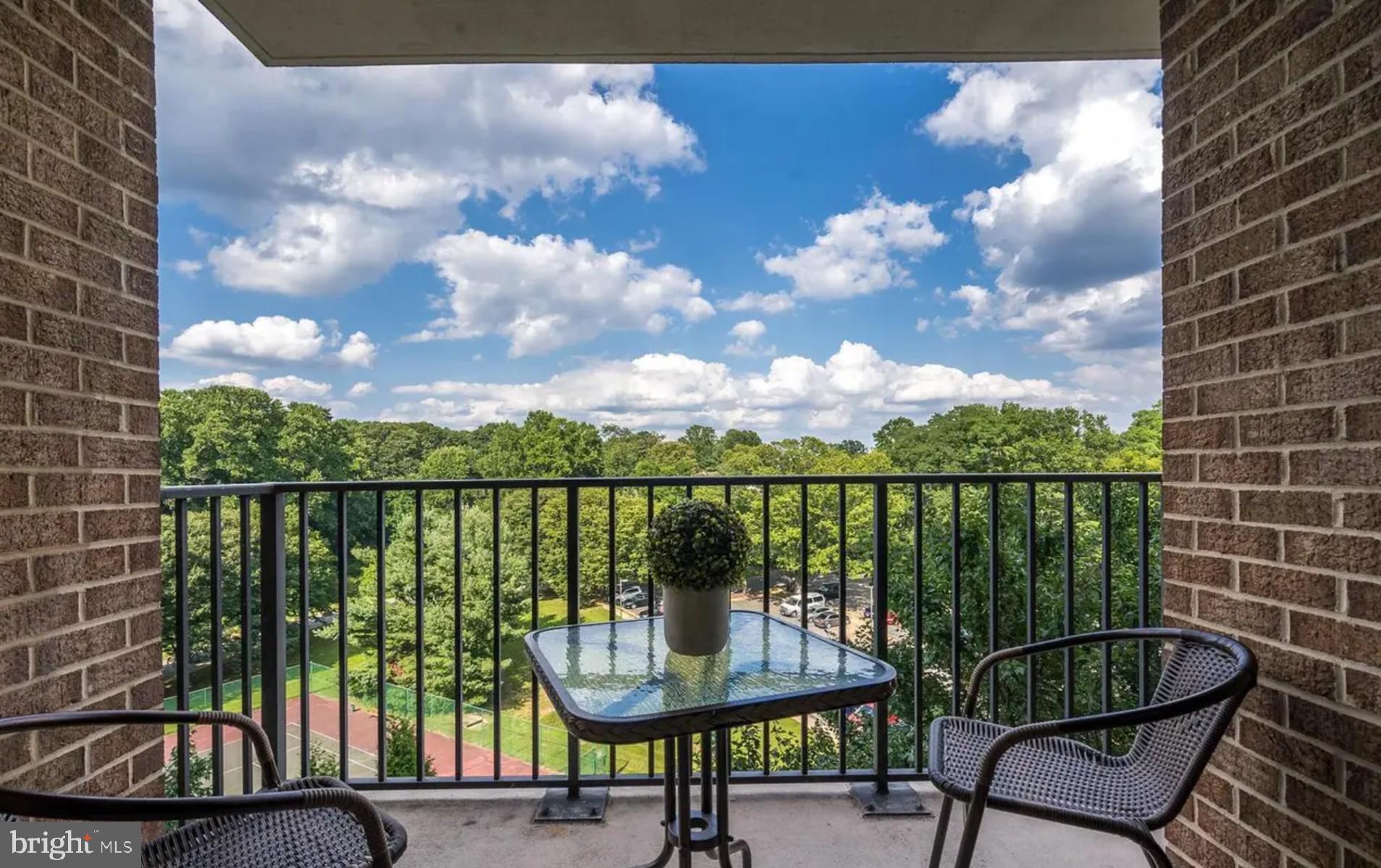 2311 Pimmit Drive, Unit 808 Falls Church, VA 22043 - Photo 2 of 24 a view of a balcony with lake view and mountain view