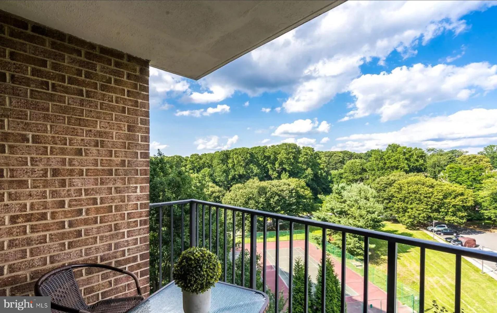 2311 Pimmit Drive, Unit 808 Falls Church, VA 22043 - Photo 24 of 24 a view of a balcony with potted plants