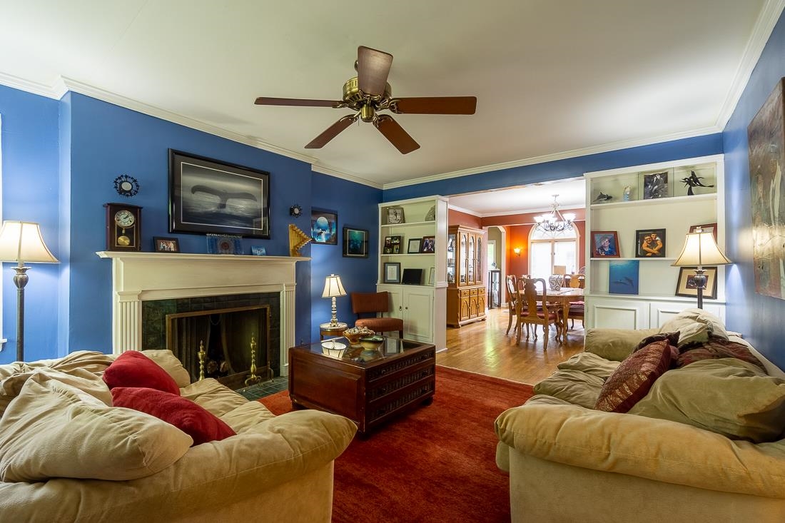87 South Fernway Road Memphis, TN 38117 - Photo 3 of 28 a living room with furniture and a fireplace