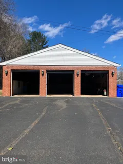 a front view of a building