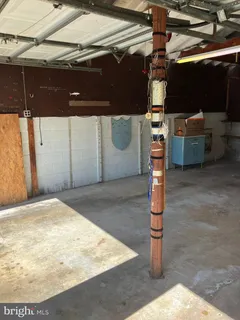 a view of storage and utility room