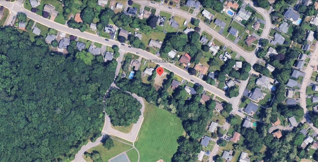113 Warwick Avenue Waltham, MA 02452 - Photo 2 of 6 an aerial view of a house