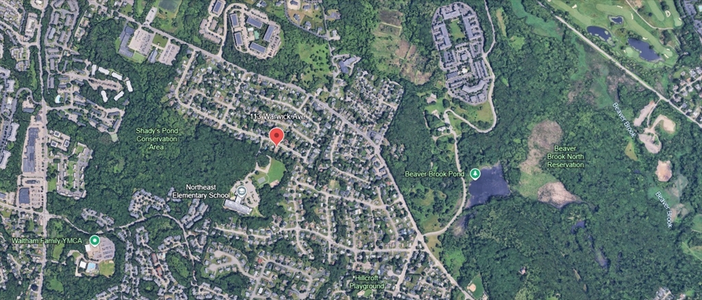 113 Warwick Avenue Waltham, MA 02452 - Photo 3 of 6 a bird view of building