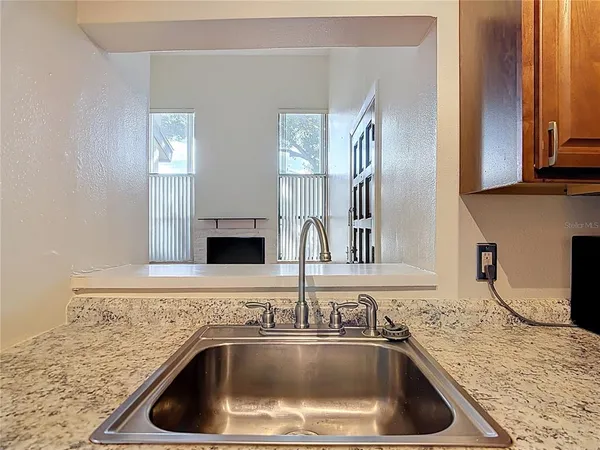 a close view of sink and tap