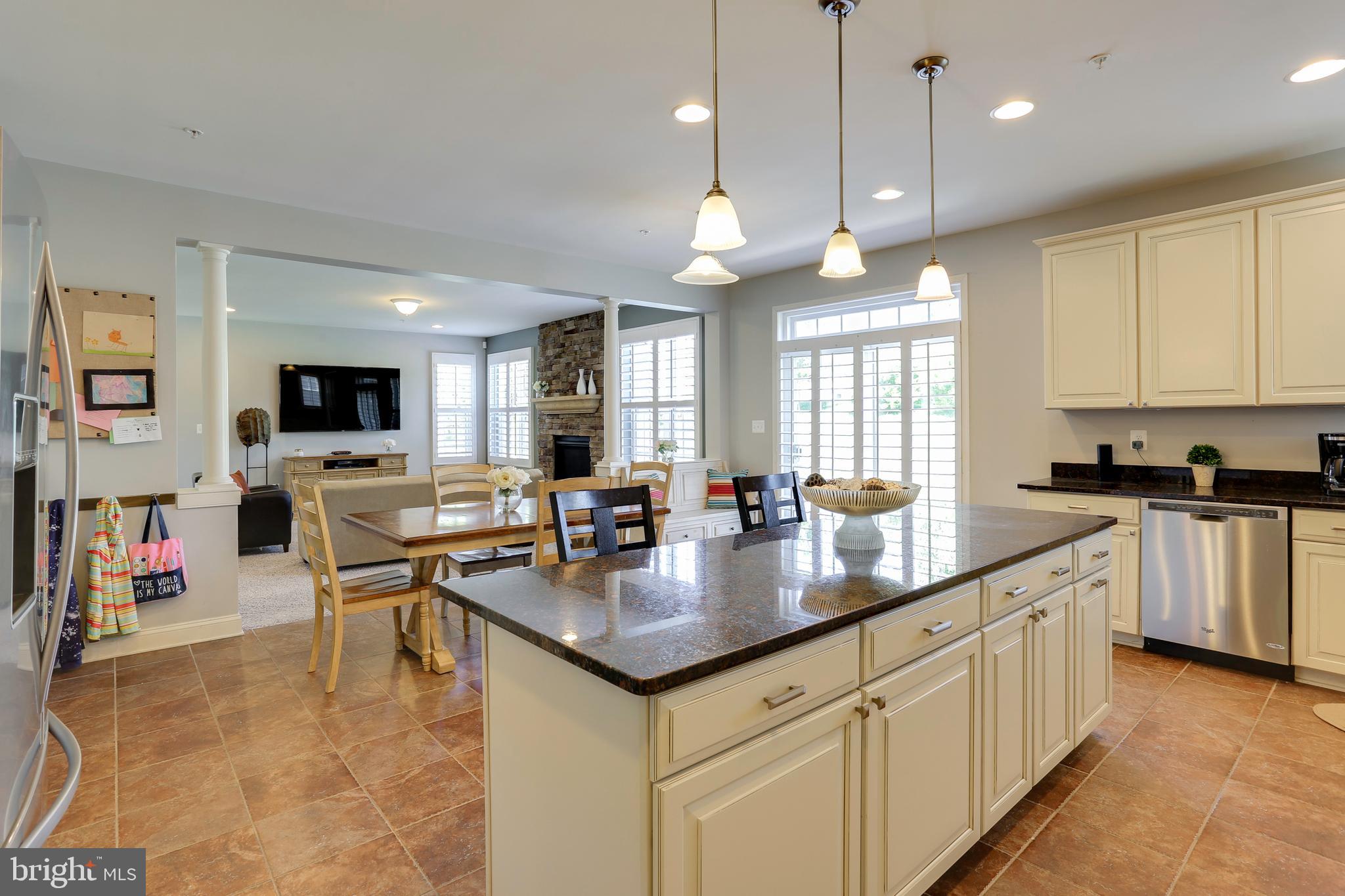 6721 Evanston Road Baltimore, MD 21209 - Photo 16 of 38 Large Gourmet Kitchen w/ Oversized Center Island