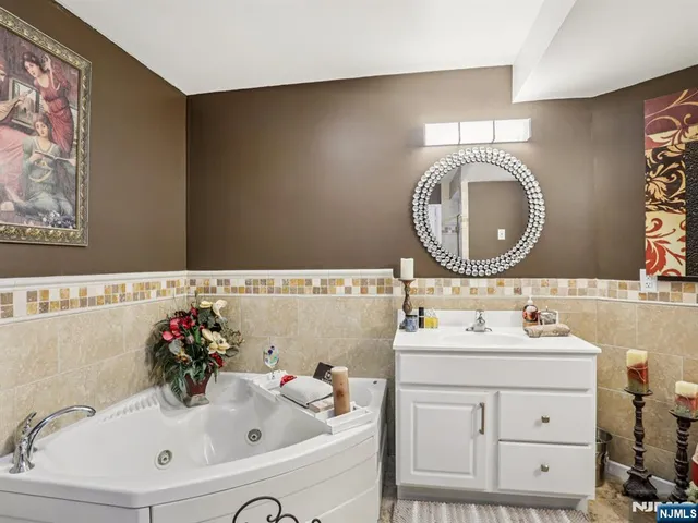 a patio with a table and chairs