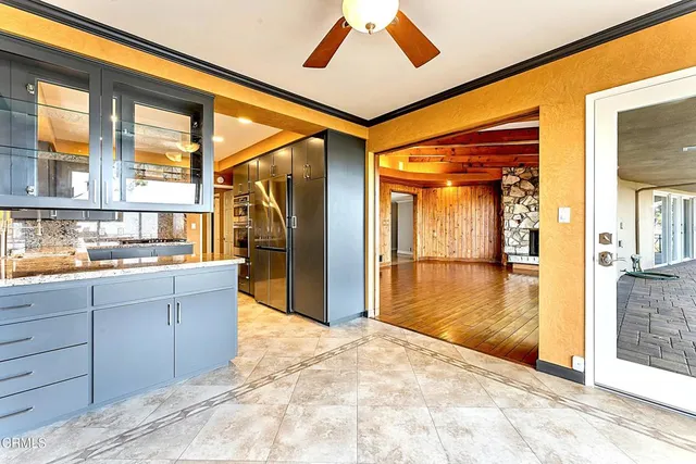 a spacious bathroom with a tub and shower