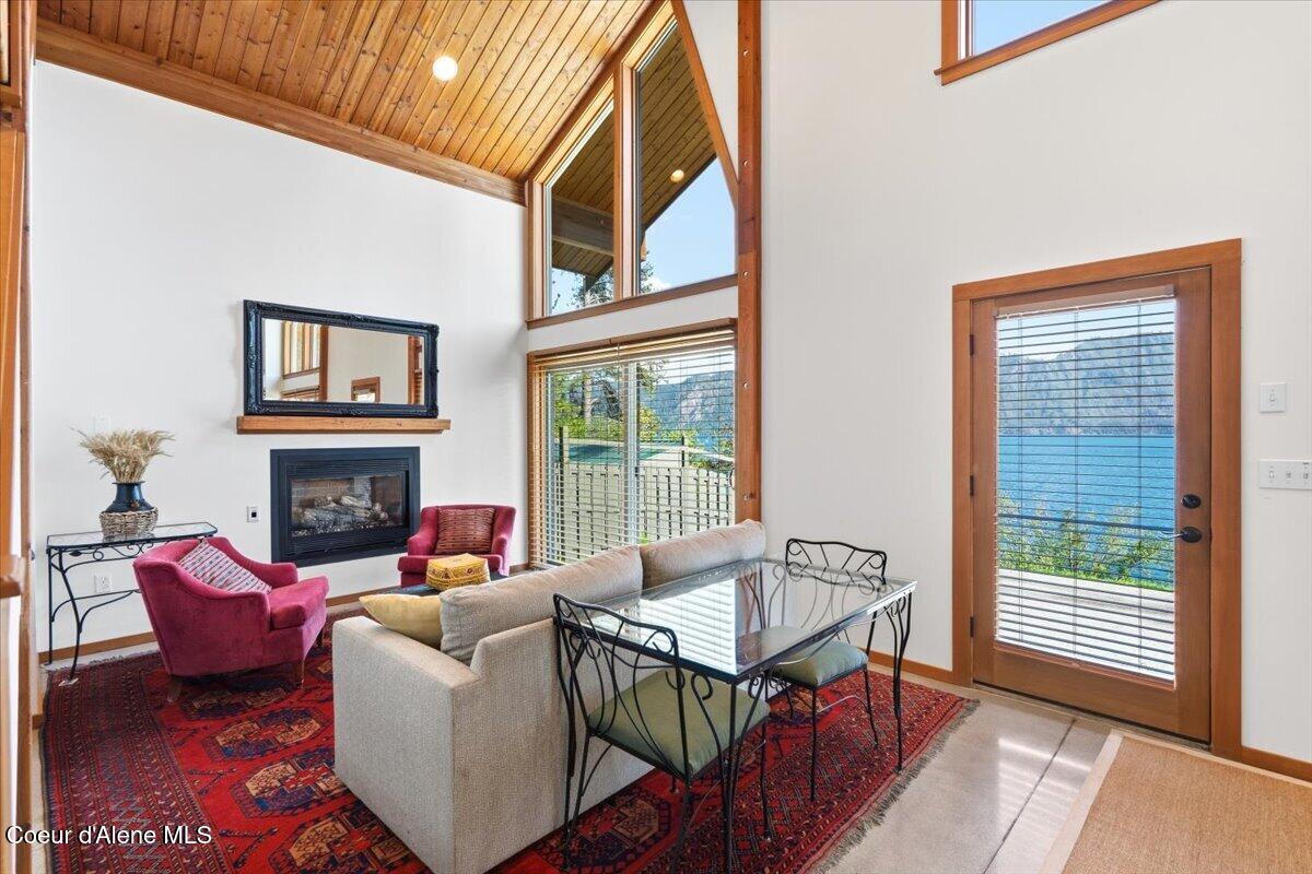 20246 East Cape Horn Road Bayview, ID 83803 - Photo 15 of 104 Living Area and Lake Beyond