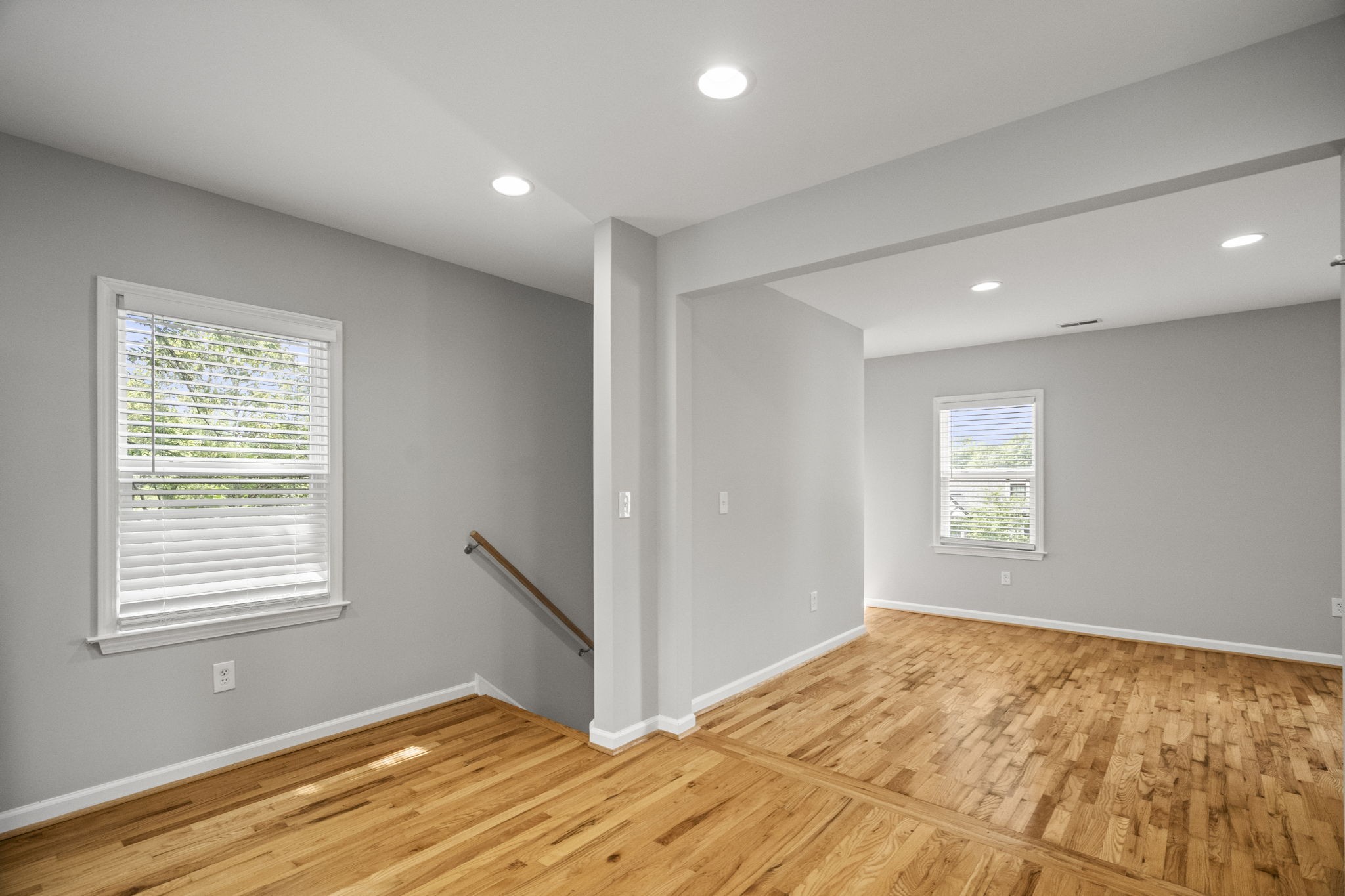 202 Cherokee Road Nashville, TN 37205 - Photo 20 of 35 a view of empty room with wooden floor and fan