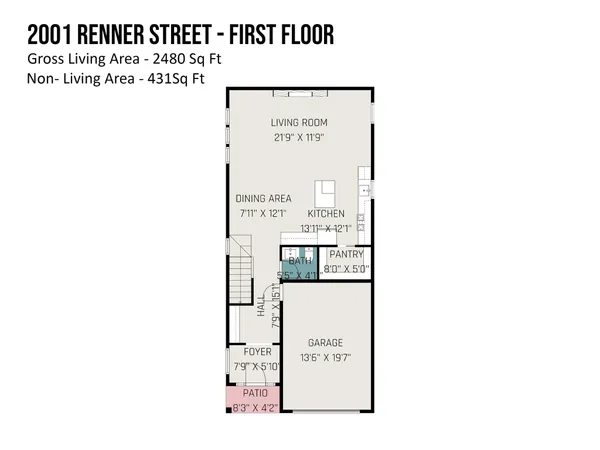 $1,254,000 | 2001-1121 Renner Street, Charlotte, NC 28216