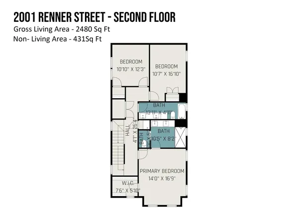 $1,254,000 | 2001-1121 Renner Street, Charlotte, NC 28216