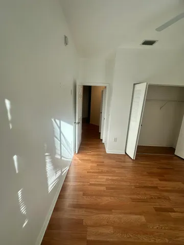 a view of a garage room