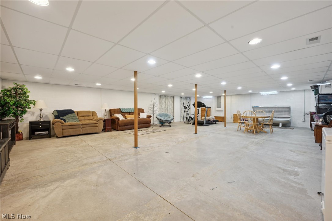 14001 Mason Road Vermilion, OH 44089 - Photo 13 of 22 Basement with a paneled ceiling