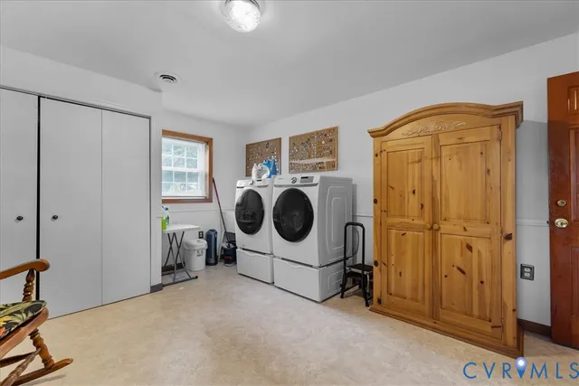 a view of storage and utility room