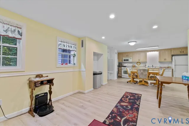a bathroom with a double vanity sink and mirror