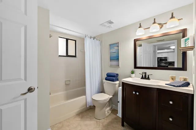 a view of outdoor space with swimming pool and furniture