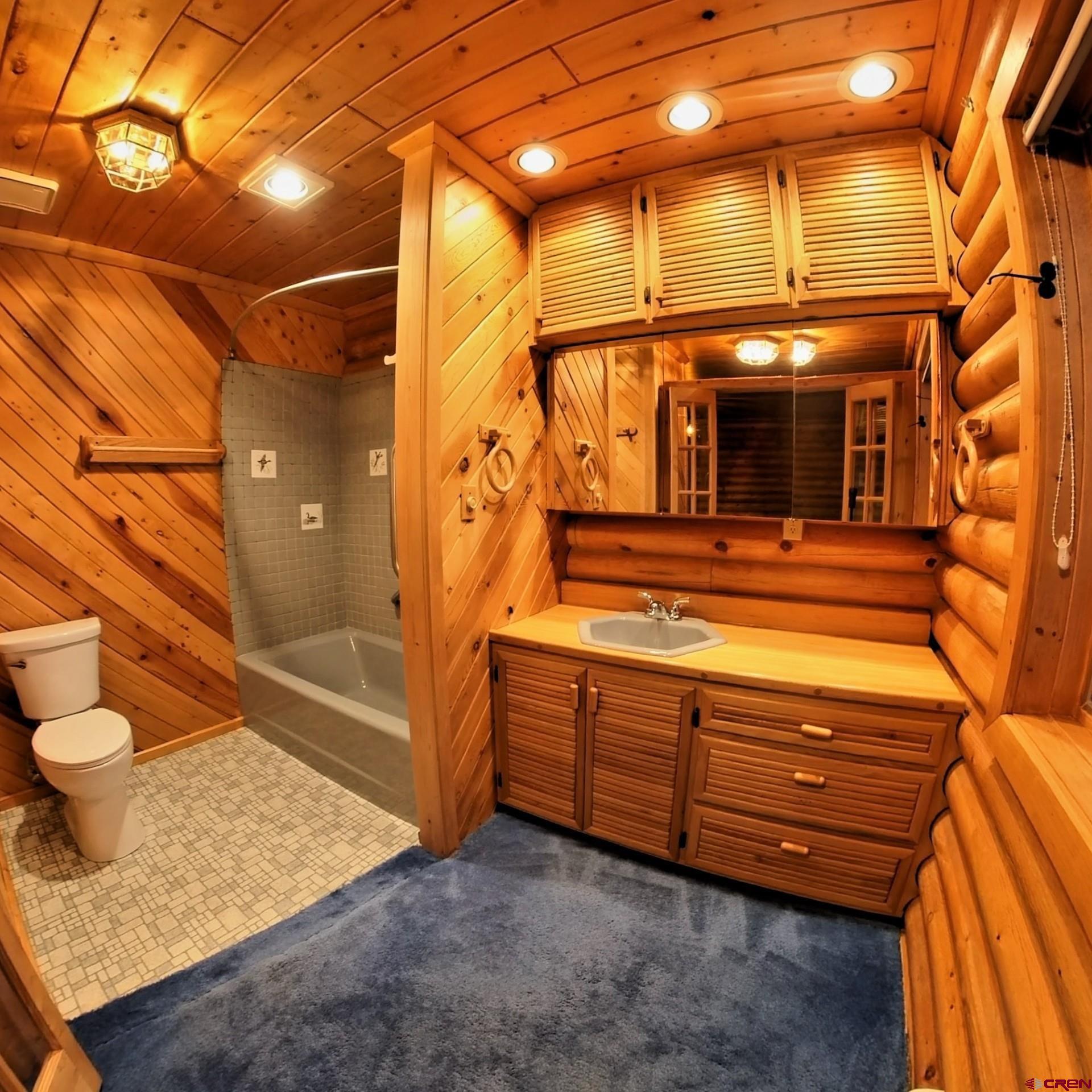 24119 Ute Trail Road Cedaredge, CO 81413 - Photo 15 of 26 a view of bathroom with a tub and shower
