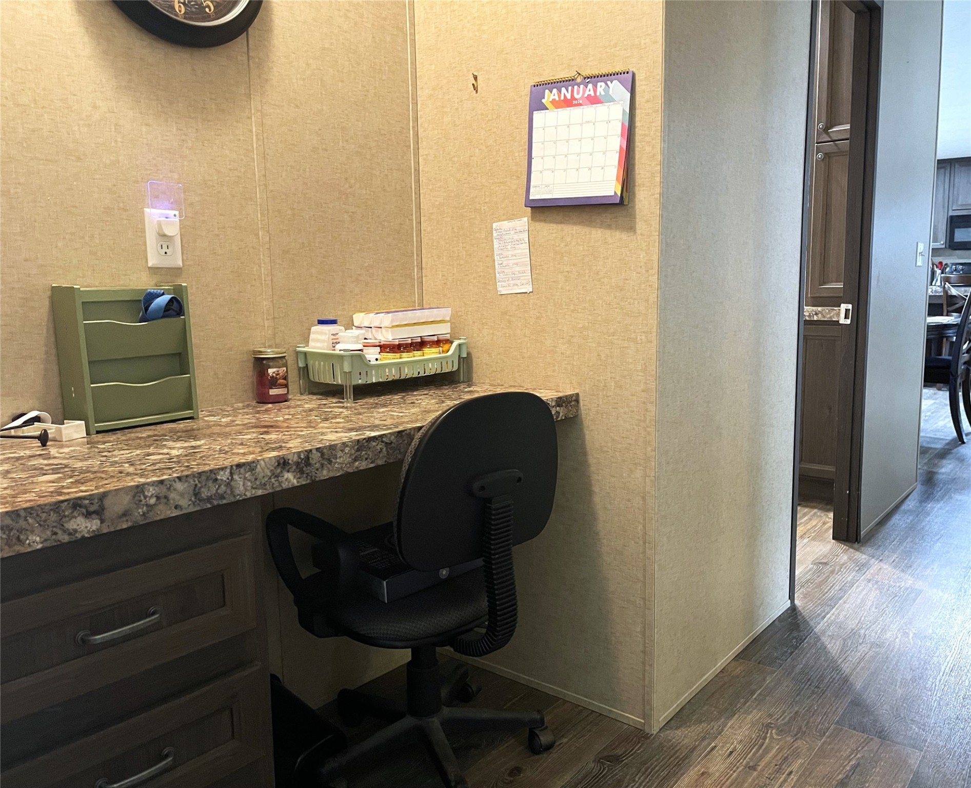 351 Clb Lk Road Teague, TX 75860 - Photo 23 of 33 a view of a kitchen with granite countertop and chair