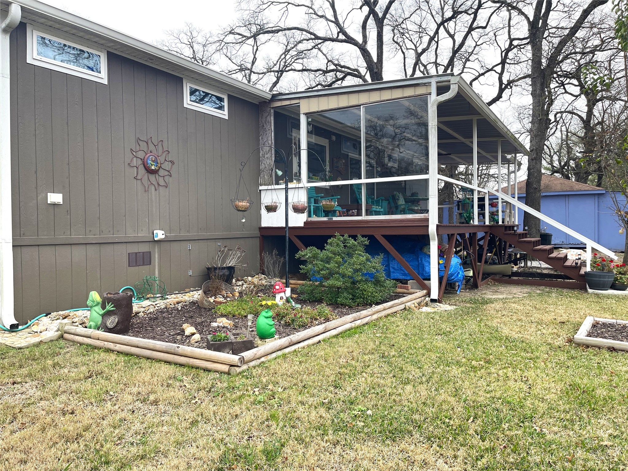 351 Clb Lk Road Teague, TX 75860 - Photo 25 of 33 a front view of a house with garden