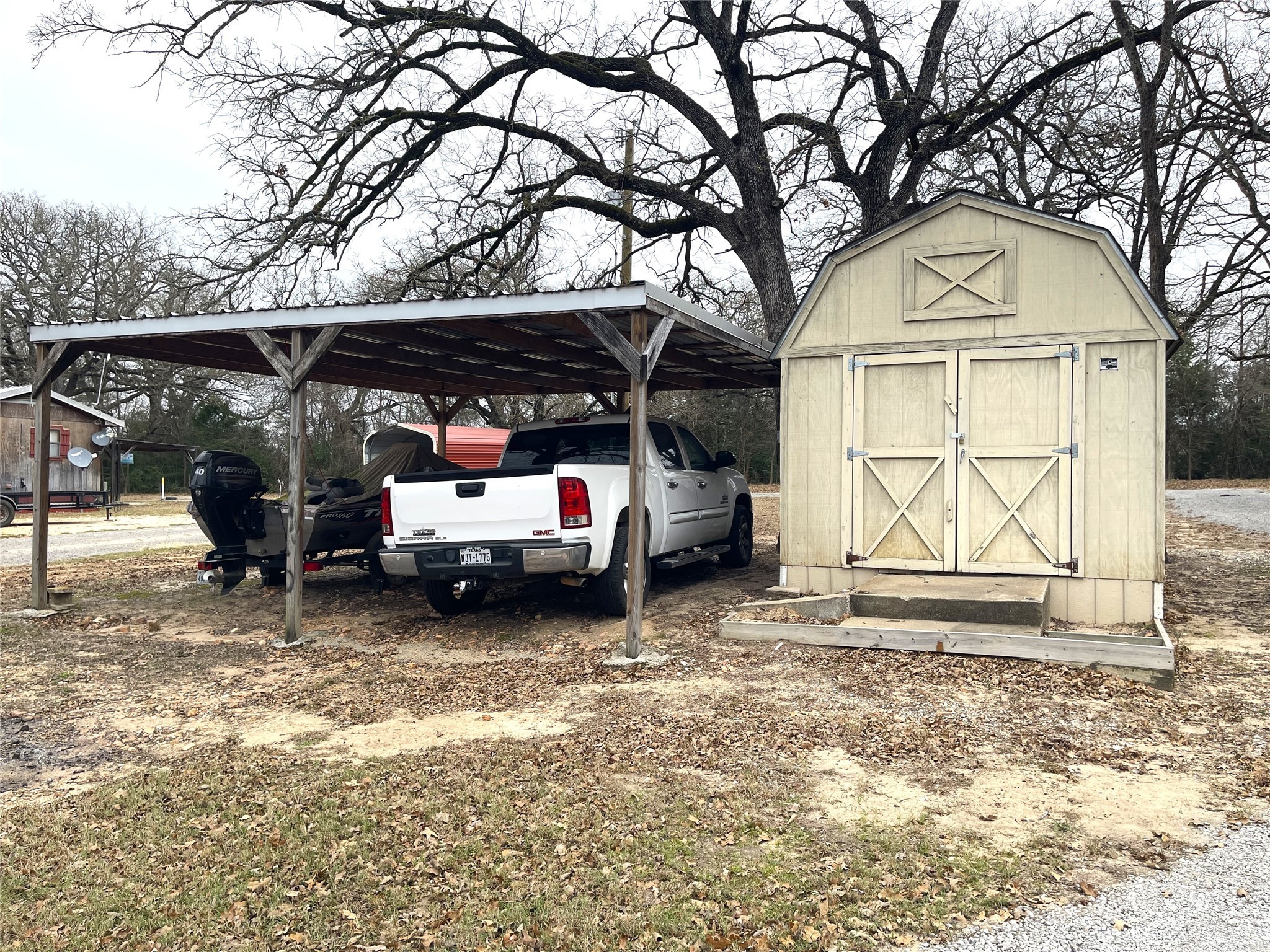351 Clb Lk Road Teague, TX 75860 - Photo 32 of 33 a view of a car park in front of house