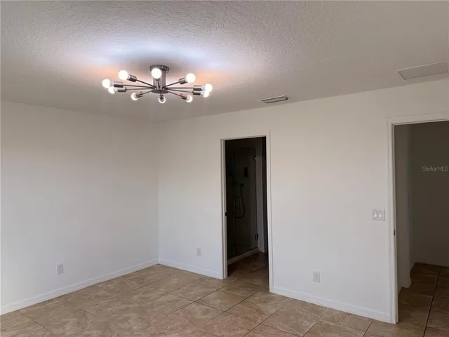 a view of a terrace with sky view