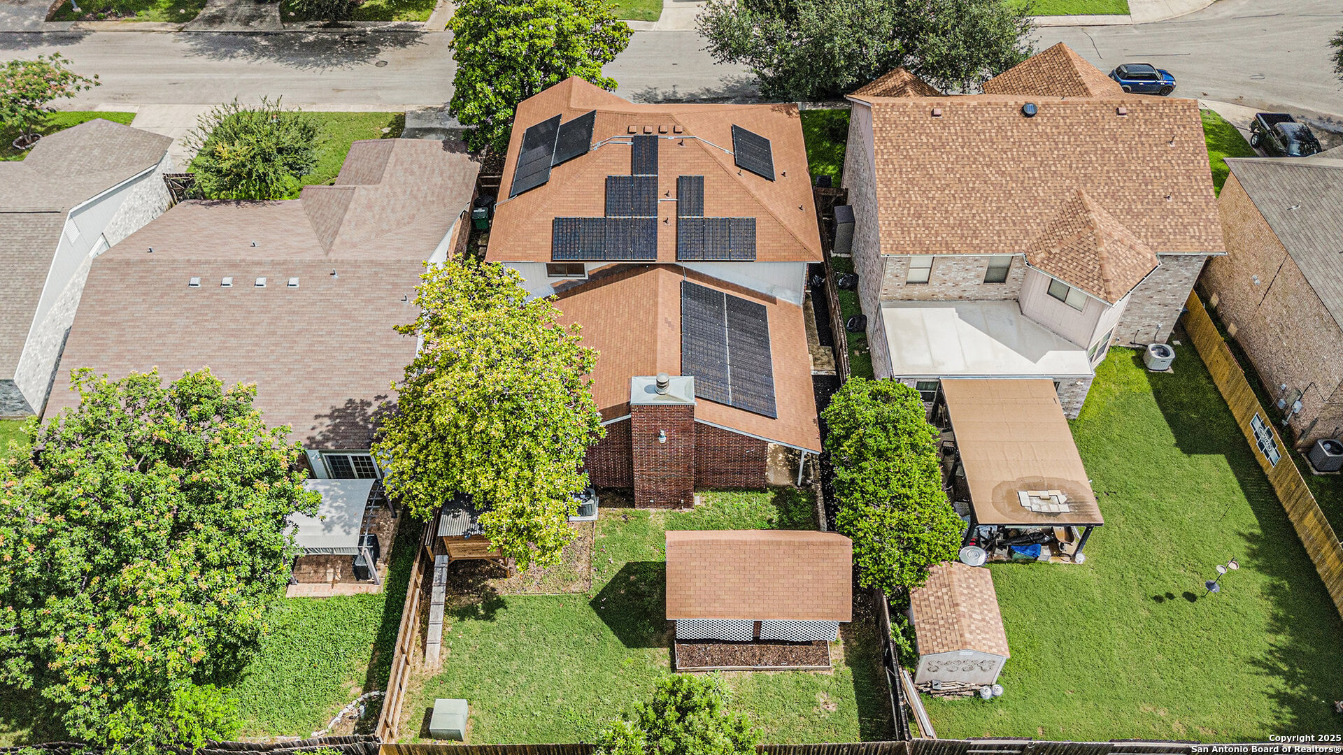 6322 Regency Manor San Antonio, TX 78249 - Photo 45 of 45 an aerial view of house with yard