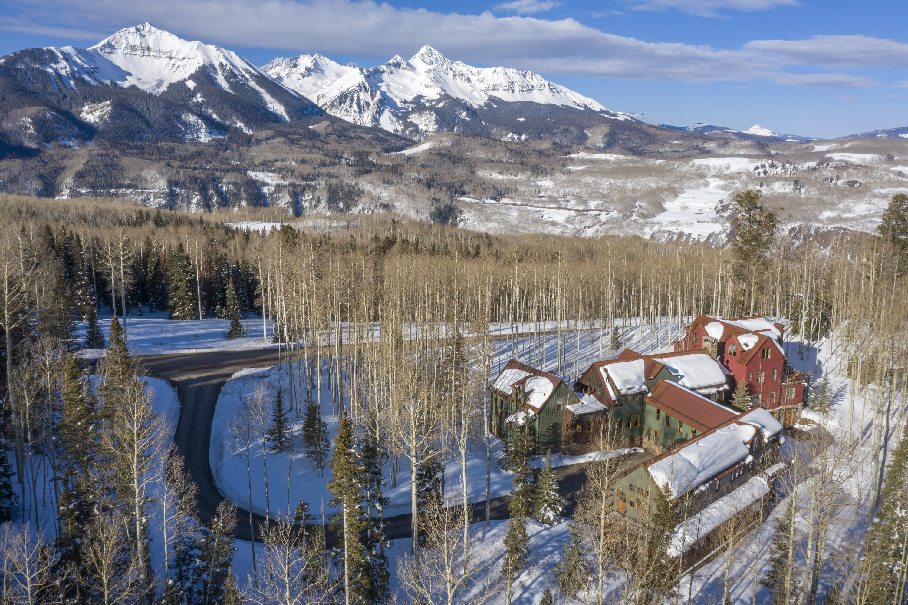 225 Raspberry Patch Road Telluride, CO 81435 - Photo 2 of 24 a view of a lake from a balcony