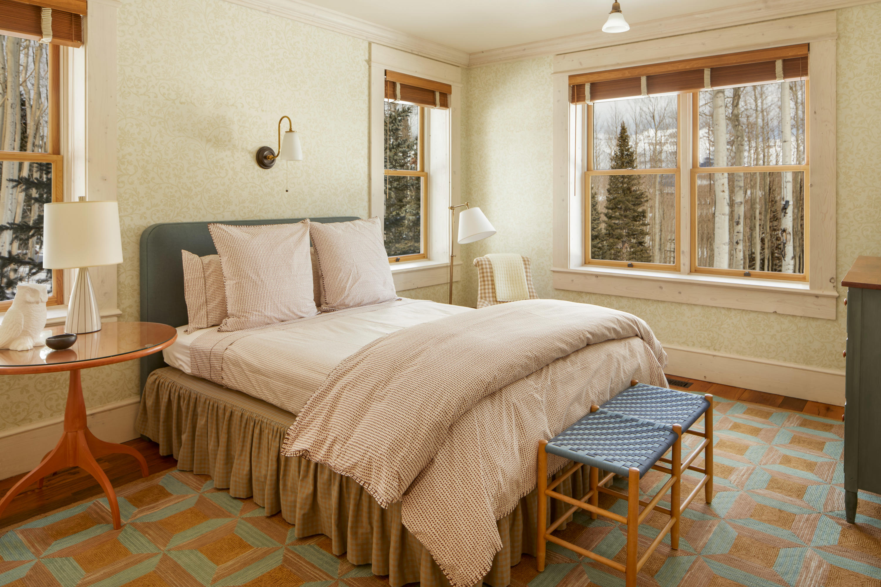 225 Raspberry Patch Road Telluride, CO 81435 - Photo 15 of 24 a bedroom with a bed and wooden floor