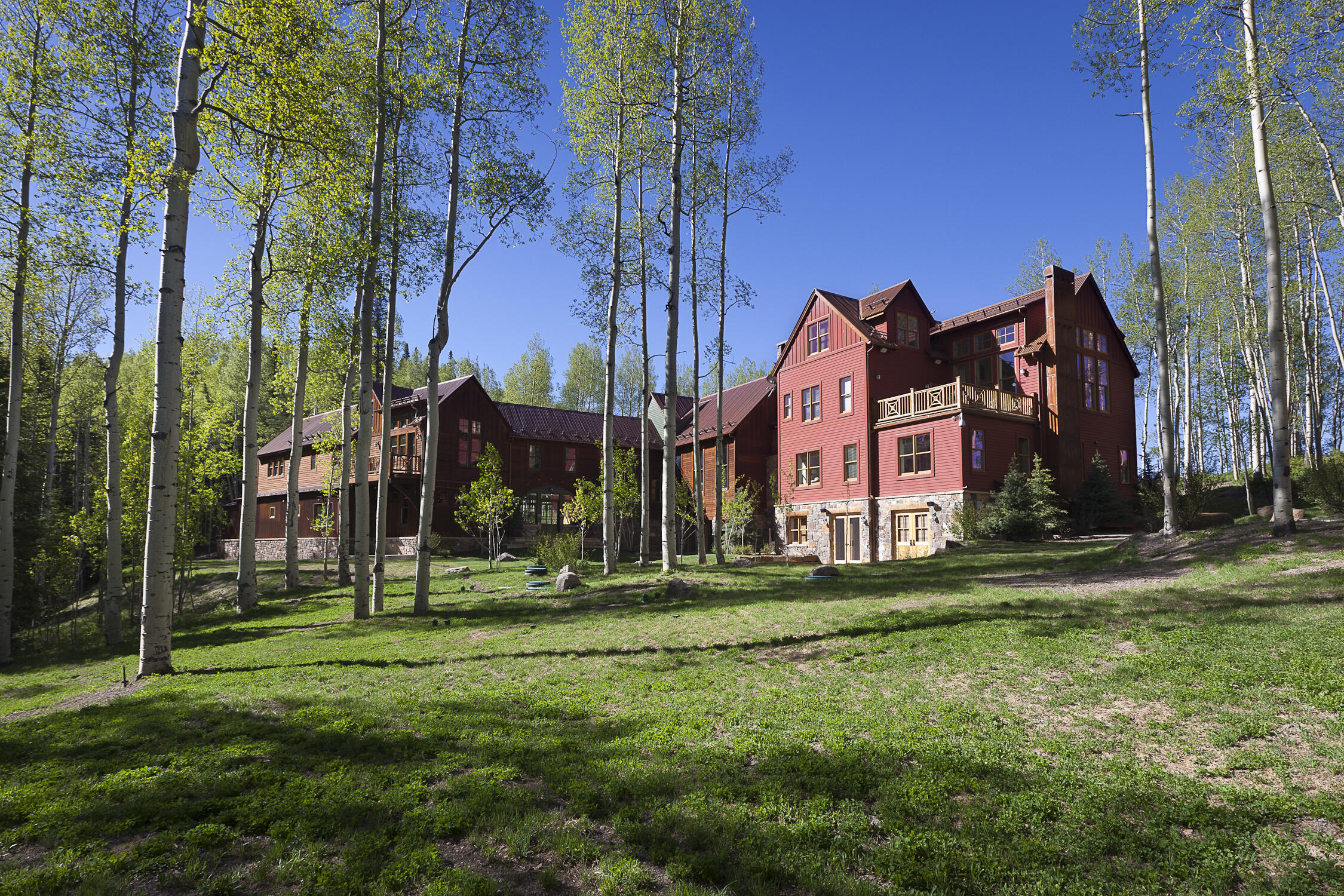 225 Raspberry Patch Road Telluride, CO 81435 - Photo 24 of 24 front view of a building with a yard
