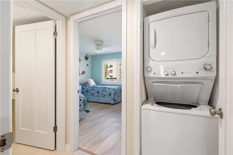 a view of utility room and washer and dryer