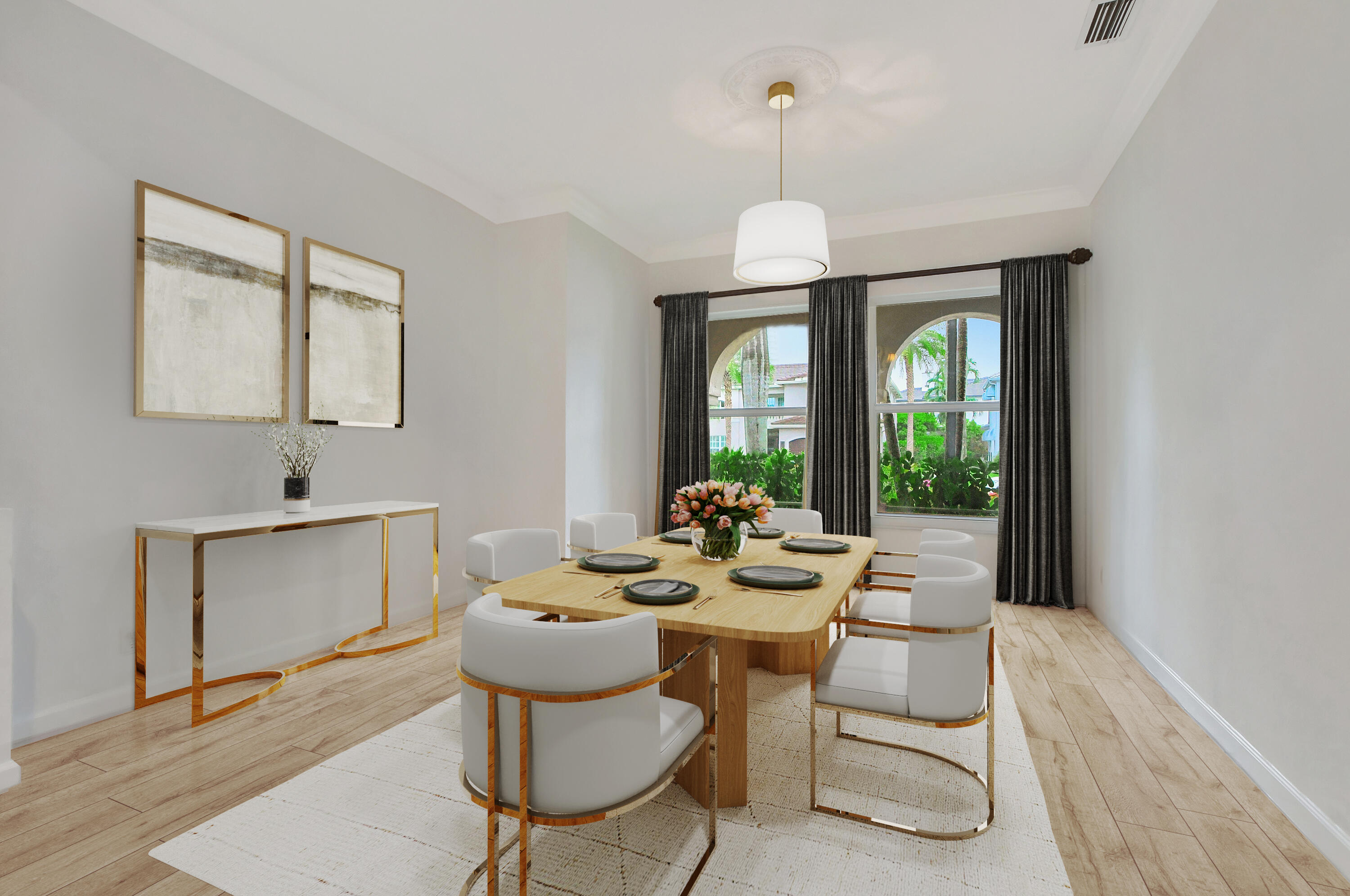 1760 Southwest 2nd Avenue Boca Raton, FL 33432 - Photo 6 of 36 Reality Staged Dining Room