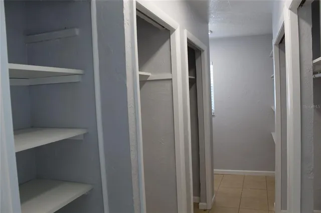 a view of a small yard