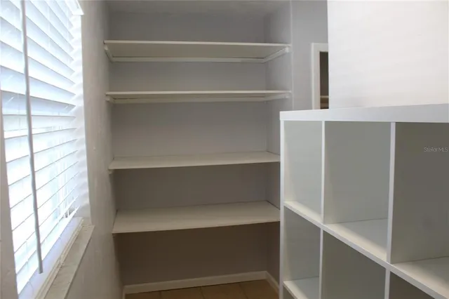 a view of storage and utility room