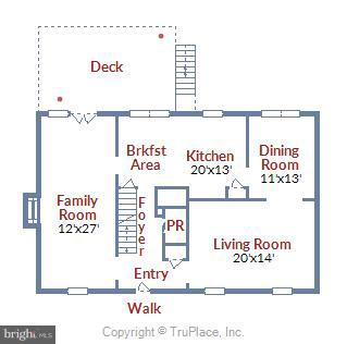 39877 Thomas Mill Road Leesburg, VA 20175 - Photo 34 of 36 Main Floor Plan