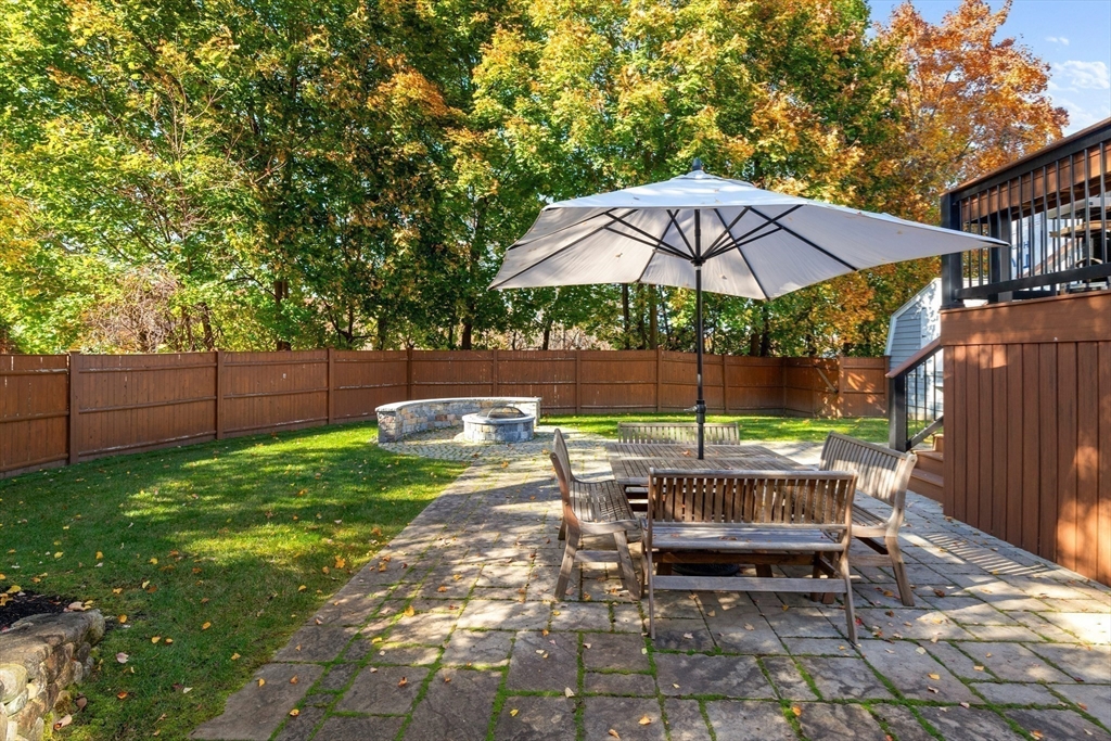 4 Senator Road Woburn, MA 01801 - Photo 26 of 36 a view of a backyard with sitting area