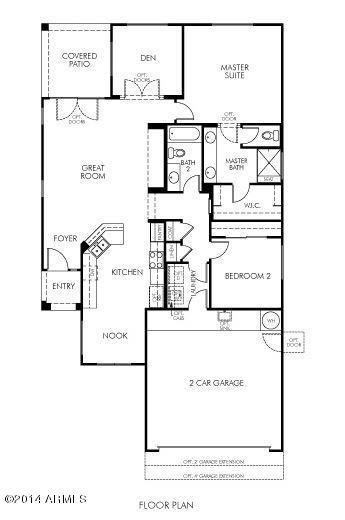 22526 West Moonlight Path Buckeye, AZ 85326 - Photo 17 of 18 1112 Floor plan