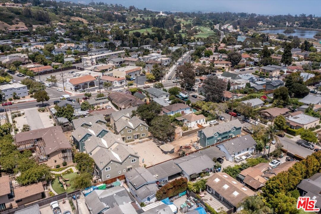 1317 Punta Gorda Street, Unit 10 Santa Barbara, CA 93103 - Photo 51 of 70 an aerial view of a city with lots of residential buildings