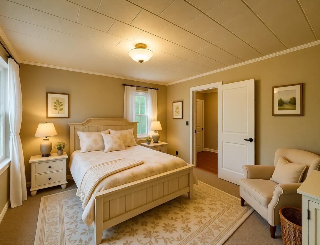 400 Park Street Covington, TN 38019 - Photo 13 of 24 a spacious bedroom with a bed and a couch