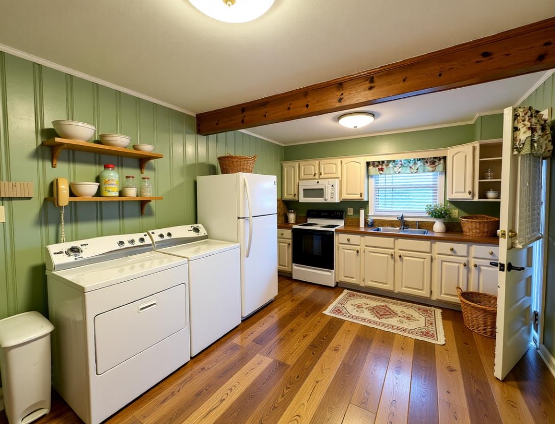 400 Park Street Covington, TN 38019 - Photo 19 of 24 a kitchen with a refrigerator and a stove top oven