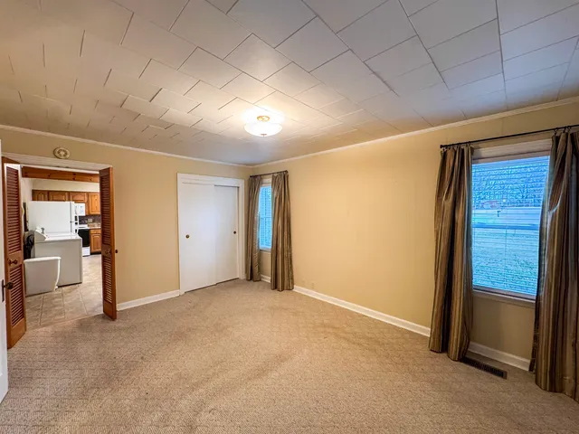 a view of empty room