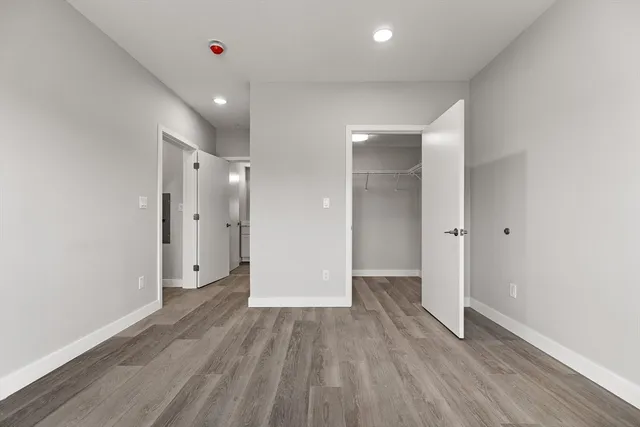 wooden floor in an empty room with wooden floor
