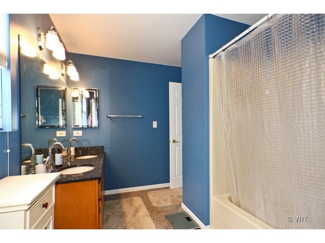 1844 Shetland Road Naperville, IL 60565 - Photo 9 of 10 a bathroom with a sink and a mirror