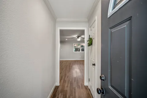 wooden floor in a gallery