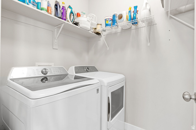 2745 Red Barn Road South Heber City, UT 84032 - Photo 19 of 51 Washroom with independent washer and dryer