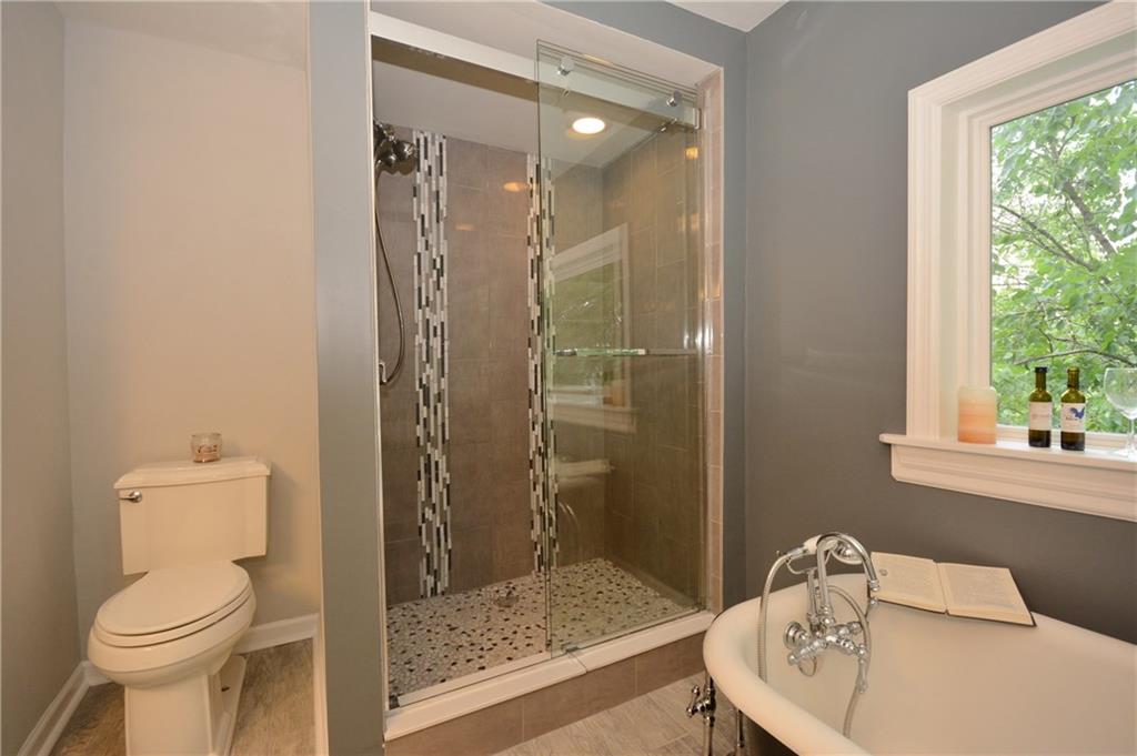 4158 Battle Ridge Road McDonald, PA 15057 - Photo 15 of 23 Your master suite shower awaits you with marble pebble flooring to sooth your achy feet and wash the day away.