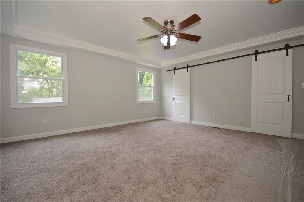 4158 Battle Ridge Road McDonald, PA 15057 - Photo 17 of 23 Master suite with new carpet, freshly painted walls&ceilings with a large walk in closet.